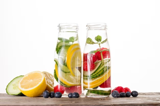 Kenali empat kebaikan ketika mengonsumsi infused water, salah satunya menurunkan berat badan.